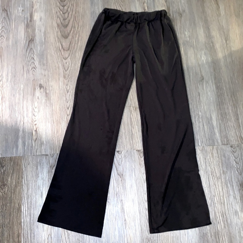 Boot cut black dress leggings